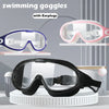 Adult Large Frame Swimming Goggles | HD Anti-Fog · Waterproof · Earplugs Included | 6 Colours | Braviixx