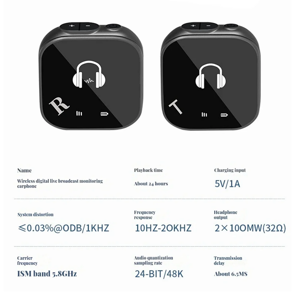 5.8GHz A002 Wireless In-Ear Monitor System | Braviixx