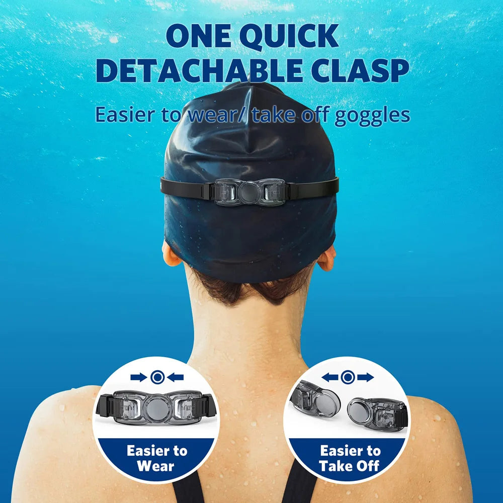JoyMaySun Professional Swimming Goggles | 99% Anti-Fog · 100% UV · No-Leak | 10 Colours | Braviixx