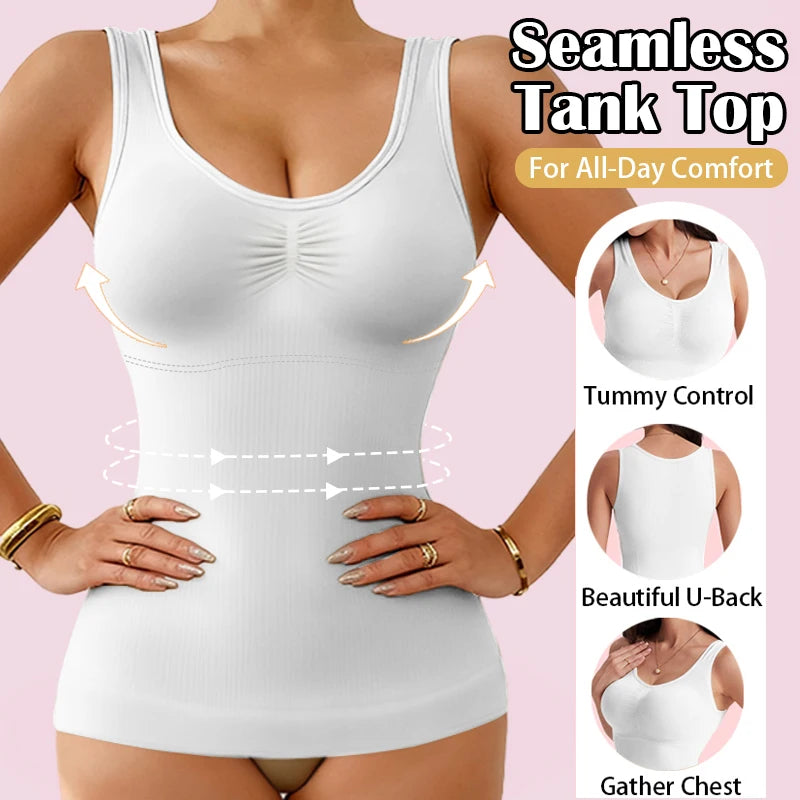Women's Padded-Bra Shapewear Cami | Braviixx