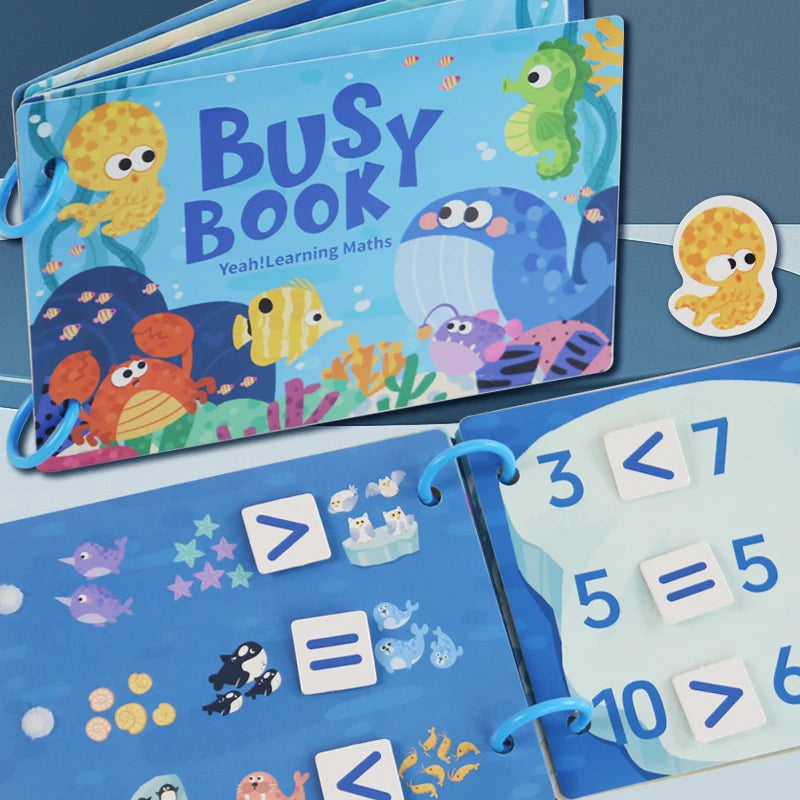 Kids' Themed Busy & Matching Book | Braviixx