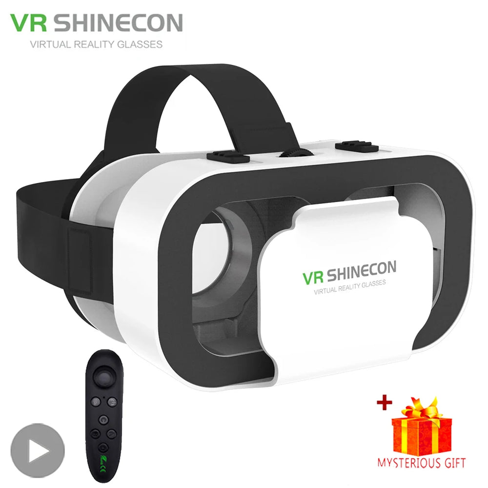 3D VR Glasses for Smartphones | Virtual Reality Headset with Controller Bundles | Braviixx