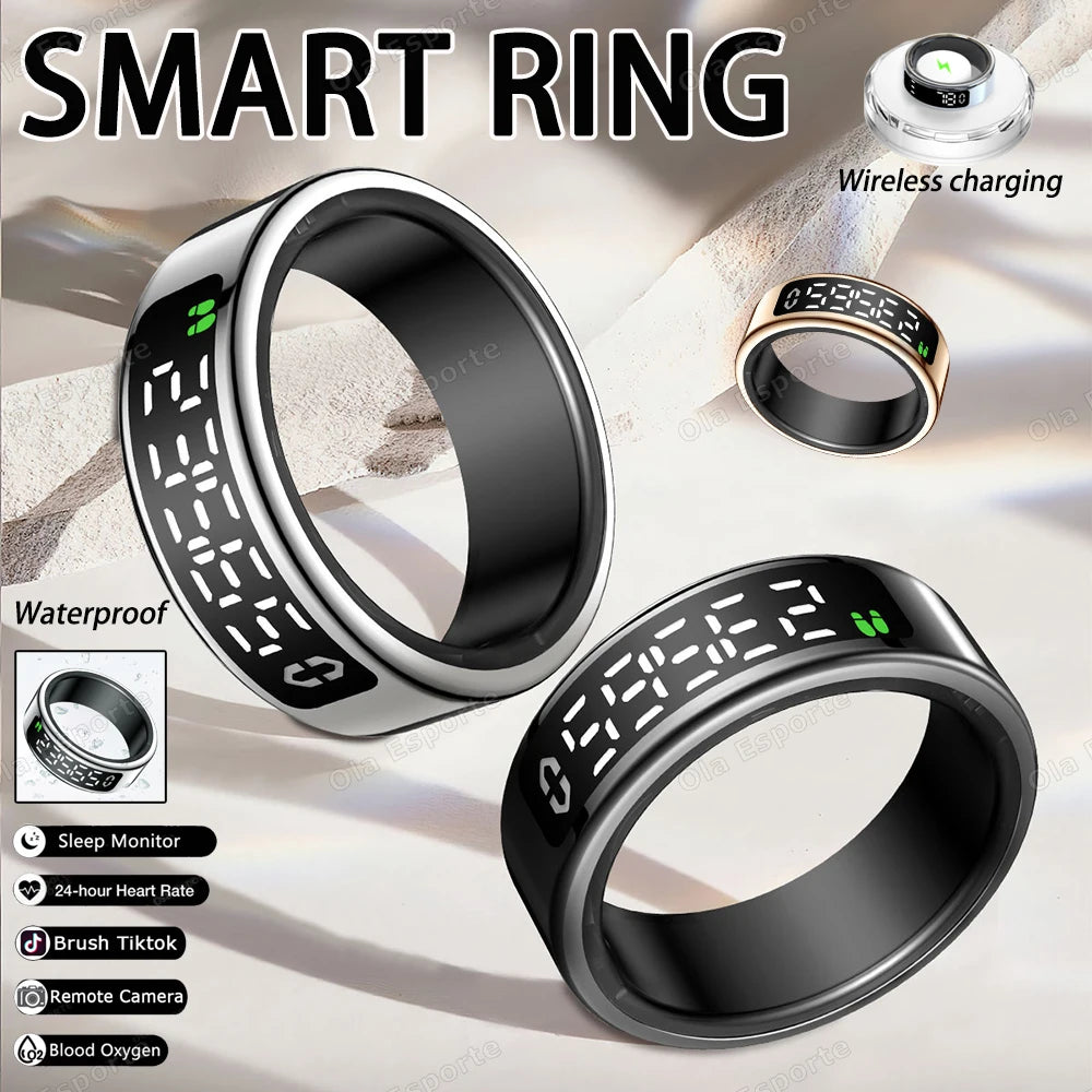 R12 Touch-Display Smart Ring with Wellness Tracking | Braviixx