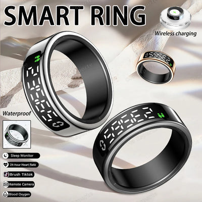 R12 Touch-Display Smart Ring with Wellness Tracking | Braviixx