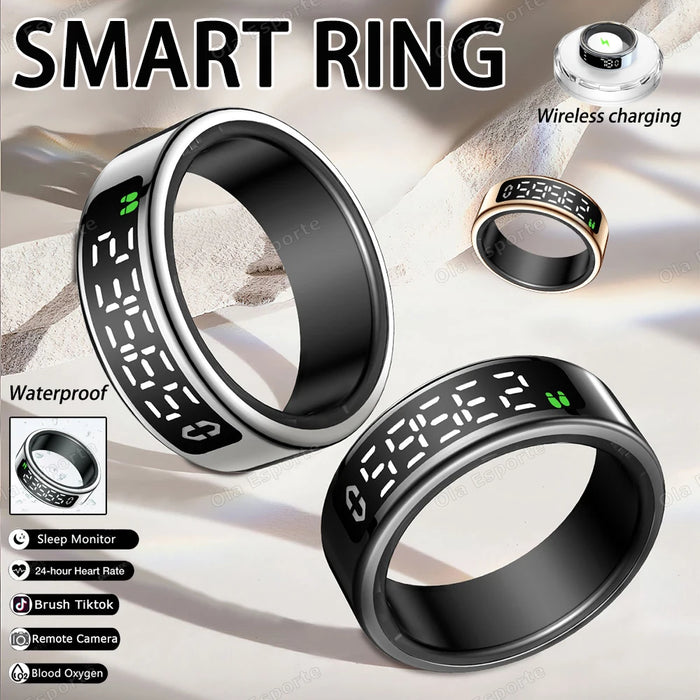 R12 Touch-Display Smart Ring with Wellness Tracking | Braviixx