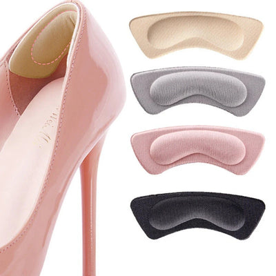 Women's Self-Adhesive Heel Cushion Pads | Pain Relief Heel Liners | 4 Colors | One Size