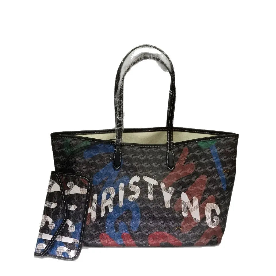 Women's Christyng Monogram Tote Bag | Mother-Child Set · Large Capacity · 10 Colours | Braviixx
