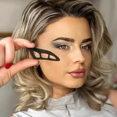Silicone Winged Eyeliner Stencil | Cat-Eye & Eyeshadow Guide Tool for Beginners