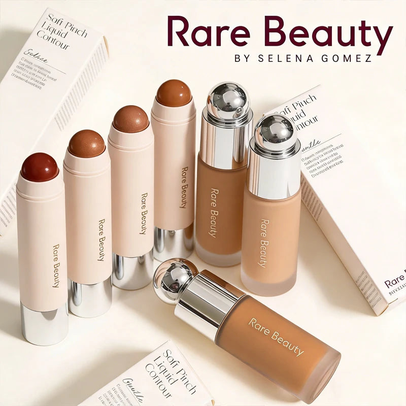 Rare Beauty Makeup Facial Stereoscopic Bronzer Contour Stick Liquid Blusher Nature Plump Waterproof Nose Shadow Highlight Rouge