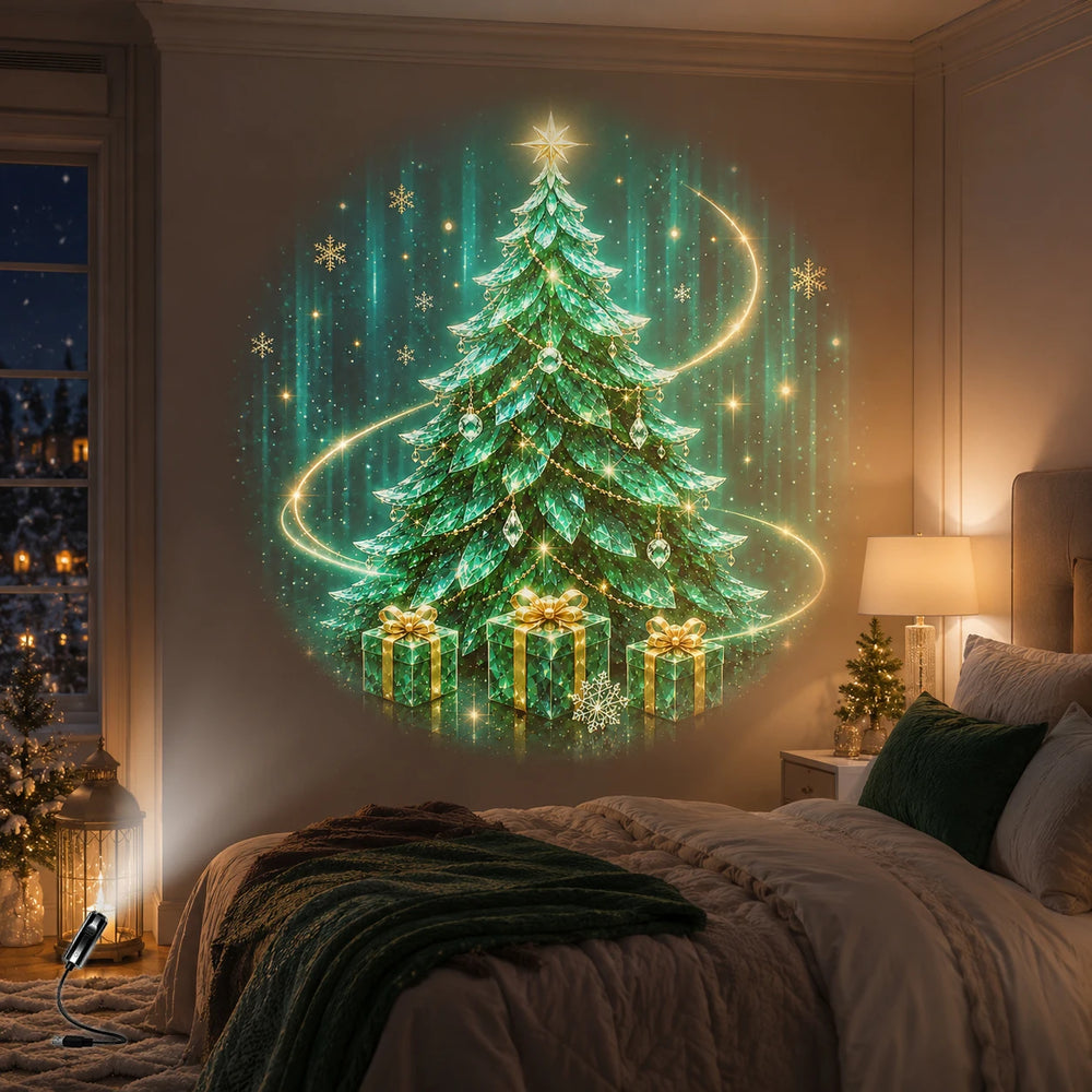 Christmas Projector Light | 10 Patterns & USB Power | Braviixx