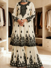 Paisley Print Tunic & Wide-Leg Trouser Set | Apricot | Braviixx