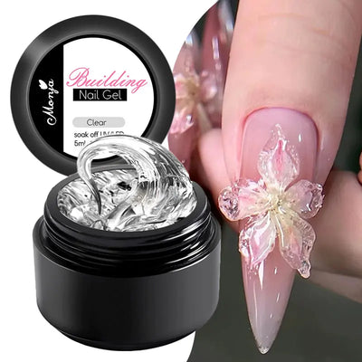 5ml & 15ml Nail Extension Gel | 9 Color & Size Options | Braviixx