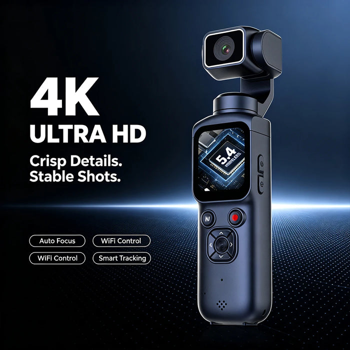 Pocket Vlogging Camera | Autofocus & Face Tracking | Braviixx