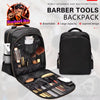 Barber Tool Backpack | Fold-Open Organiser & Mesh Pockets | Braviixx