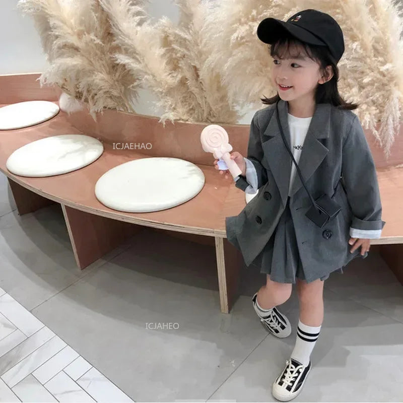 Kids’ Double-Breasted Formal Blazer | Braviixx