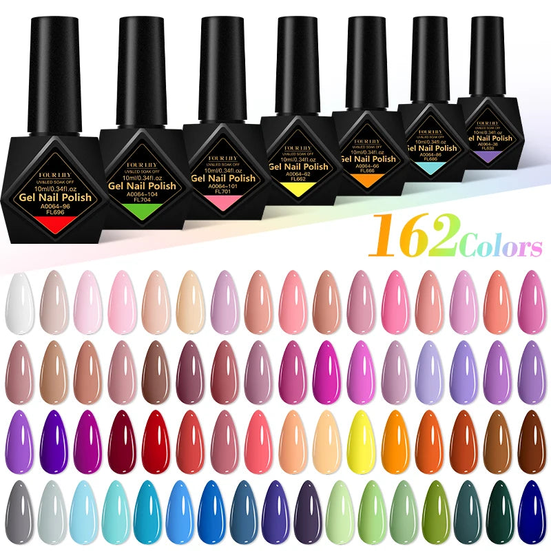 10ml UV/LED Gel Nail Polish | 152 Image-Based Shades | Braviixx