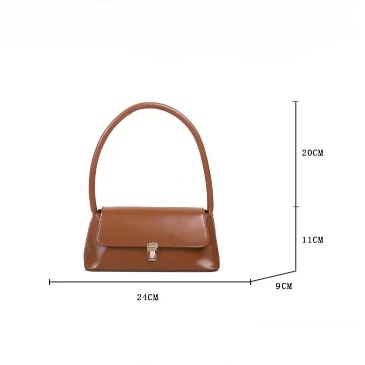 Minimalist Flap Shoulder Bag | Two Designs & Smooth PU Finish | Braviixx