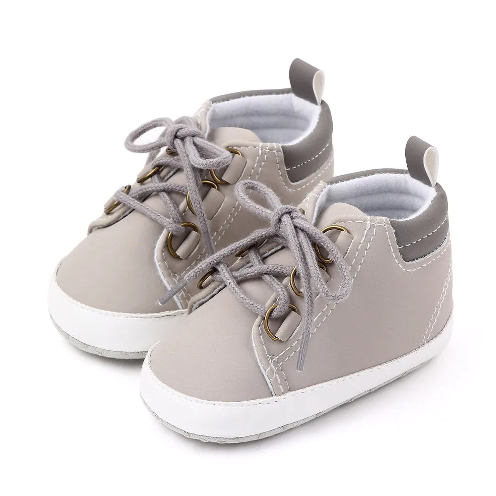 Above-Ankle Soft-Sole Baby Shoes | Braviixx