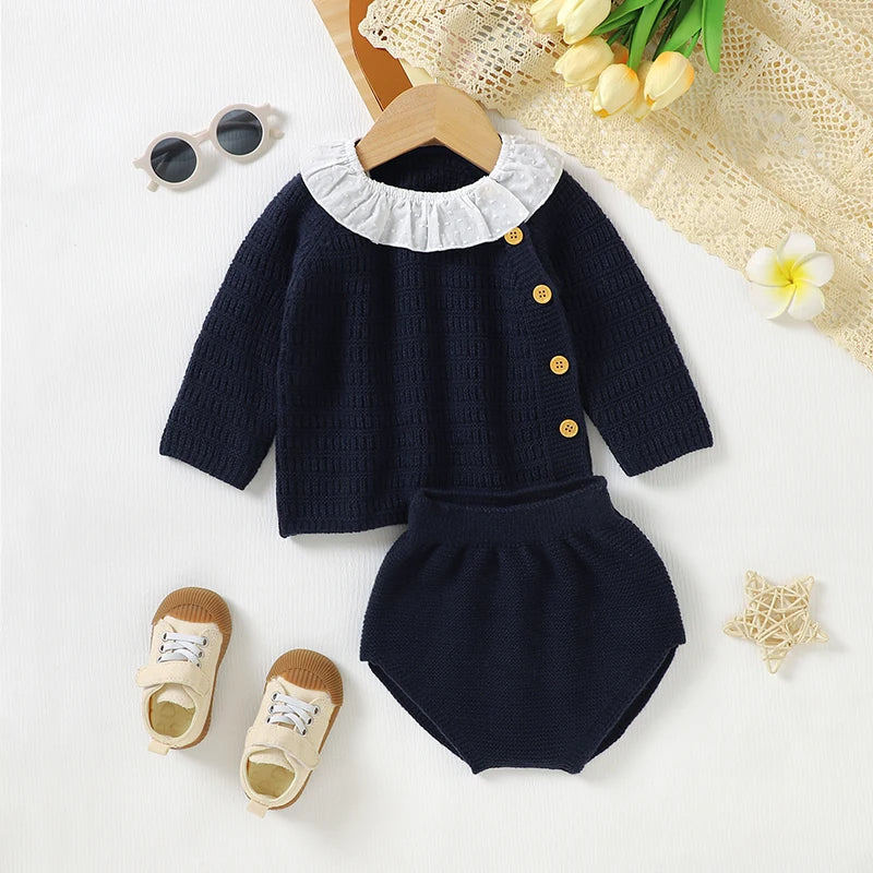 Knitted Baby Pullover Outfit | Braviixx
