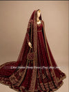 Embellished Anarkali Bridal Gown | Long Sleeves | Braviixx