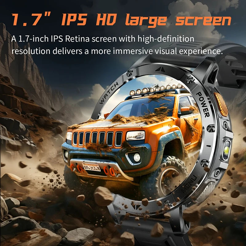 1.7-inch Rugged IPS Smart Watch | Braviixx