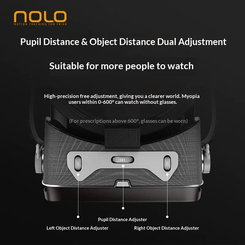 3D VR Glasses for Smartphones | Virtual Reality Headset with 100° Field of View | Braviixx