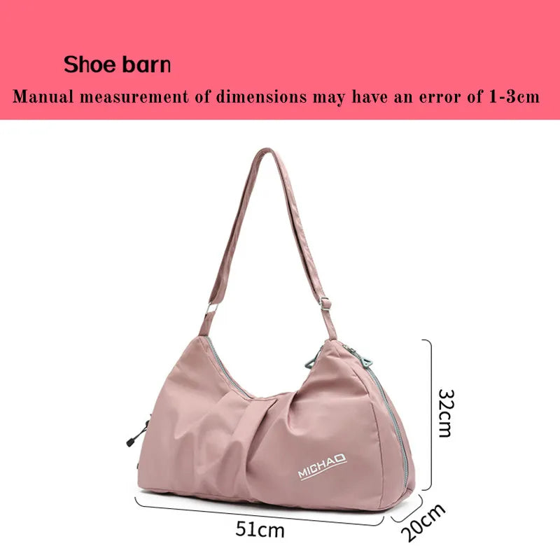 Gym & Travel Shoulder Bag | Separate Shoe Compartment | Braviixx