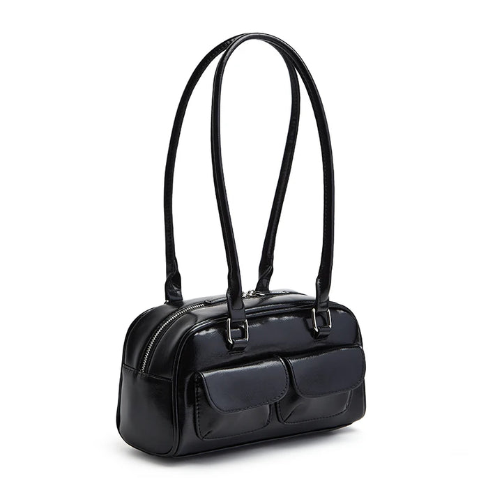 Women's Bowling Shoulder Bag | Twin Front Pockets | Braviixx