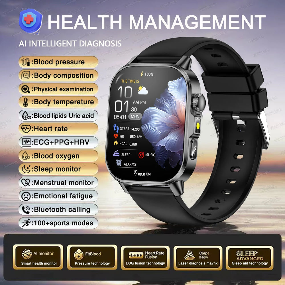 Smart Watch with HD AMOLED Display, Fitness Tracking & Call Function | Braviixx