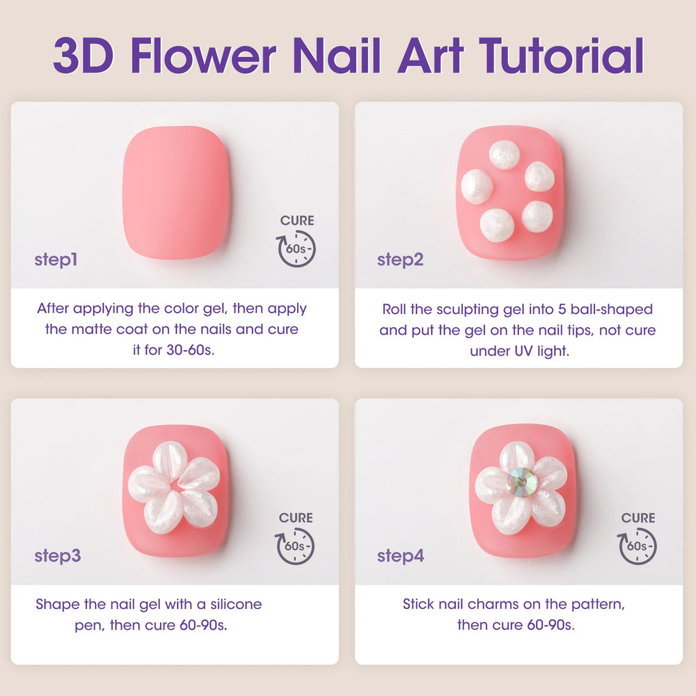 30g 3D Sculpting Gel Nail Art Kit | Builder & Extension Gel Options | Braviixx