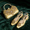 Floral Slingback Shoes & Matching Bag | Braviixx