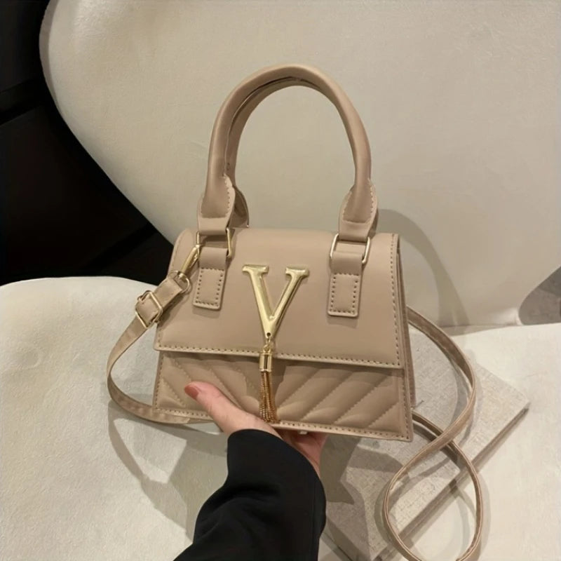 Women's Quilted Mini Satchel | Tassel Detail | Braviixx