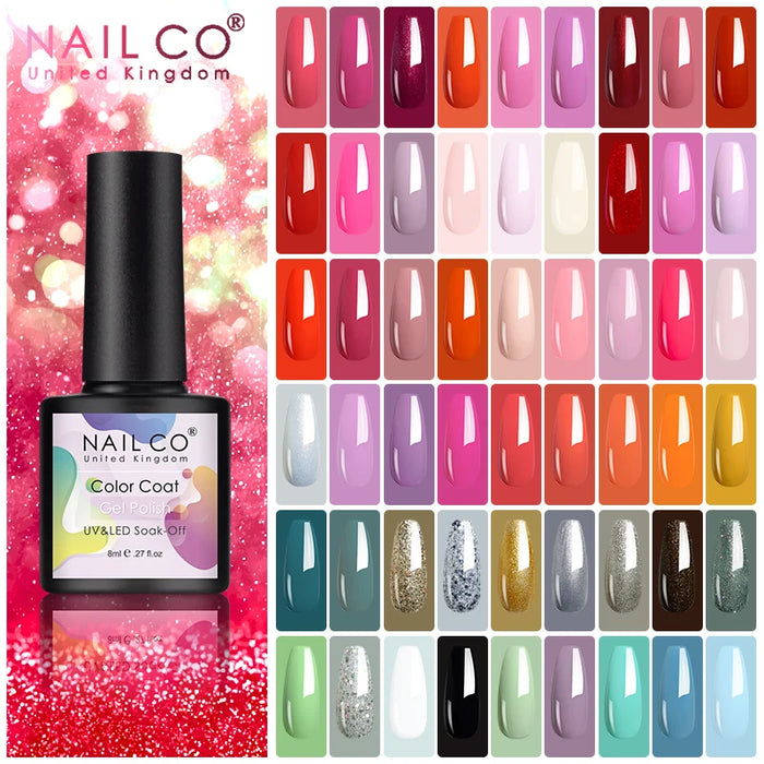 8ml UV/LED Gel Nail Polish | 112 Shade & Finish Options | Braviixx