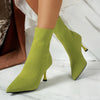 Pointed-Toe Stretch Sock Boots | Women's | Braviixx