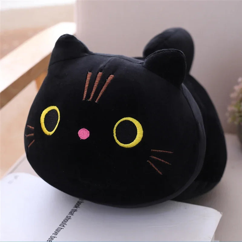 Cute Cat Plush Pillow & Sofa Cushion | Kawaii Stuffed Animal Toy | 20cm | Braviixx