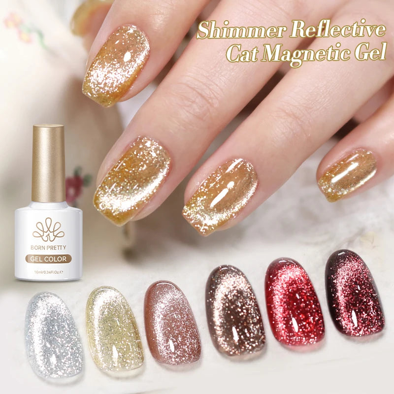 10ml Magnetic Cat-Eye Gel Nail Polish | Multi-Shade Collection | Braviixx
