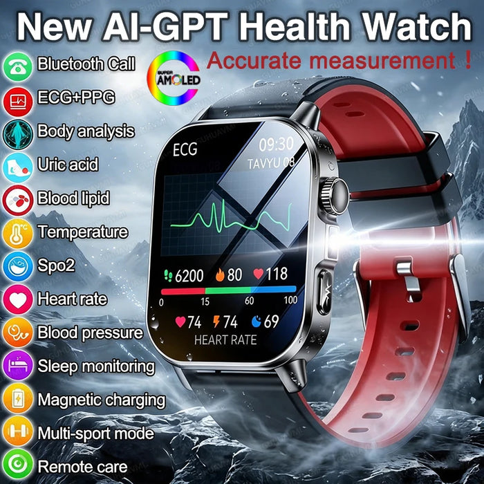 Smart Watch with HD AMOLED Display, Fitness Tracking & Call Function | Braviixx