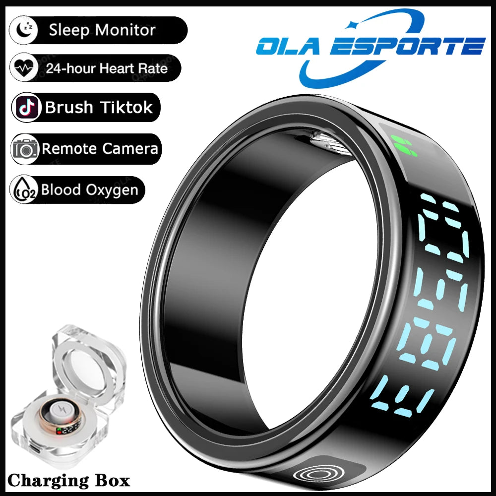 Screen Display Smart Ring with Activity Tracking | Braviixx