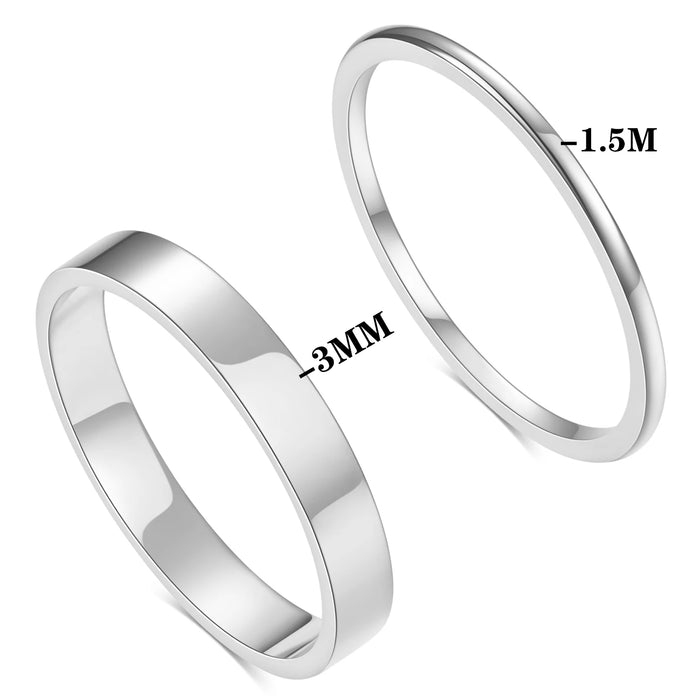 VQYSKO Mixed Coloured Stackable Rings For Women Dainty Stackable Rings Boho Style Jewellery Everyday Rings