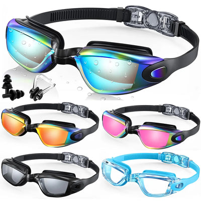 JoyMaySun Professional Swimming Goggles | 99% Anti-Fog · 100% UV · No-Leak | 10 Colours | Braviixx