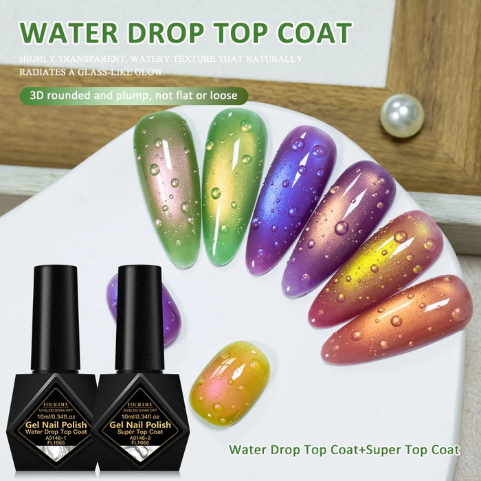 Clear Gel Nail Top Coat, 10ml | Braviixx