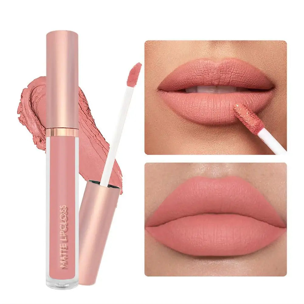 3-Piece Waterproof Matte Lip Gloss Set | Braviixx