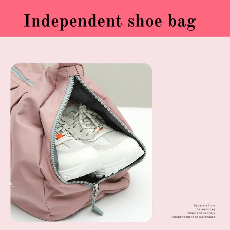 Gym & Travel Shoulder Bag | Separate Shoe Compartment | Braviixx