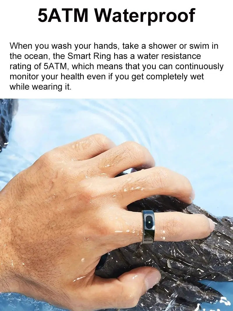 R08 Touch-Control Smart Ring with Wellness Tracking | Braviixx