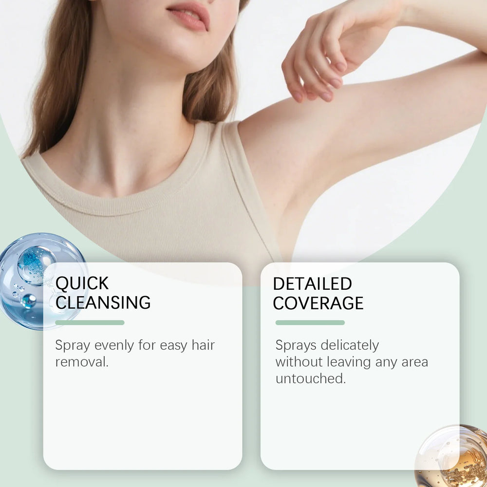 Hair Removal Spray | Nourishing Hair Remover for Men & Women | Braviixx