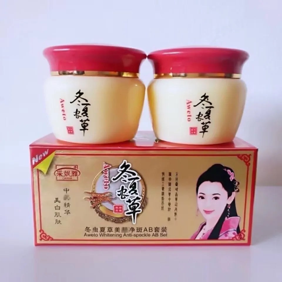 Whitening Cream Skin Care Set | Face Cream & Cleanser for Dark Spots | Braviixx