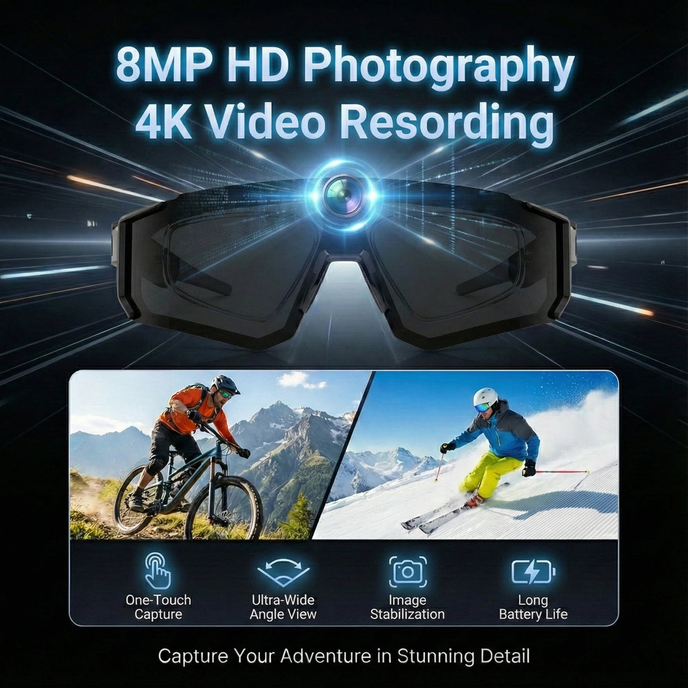 Camera Smart Glasses with Bluetooth Audio | Braviixx