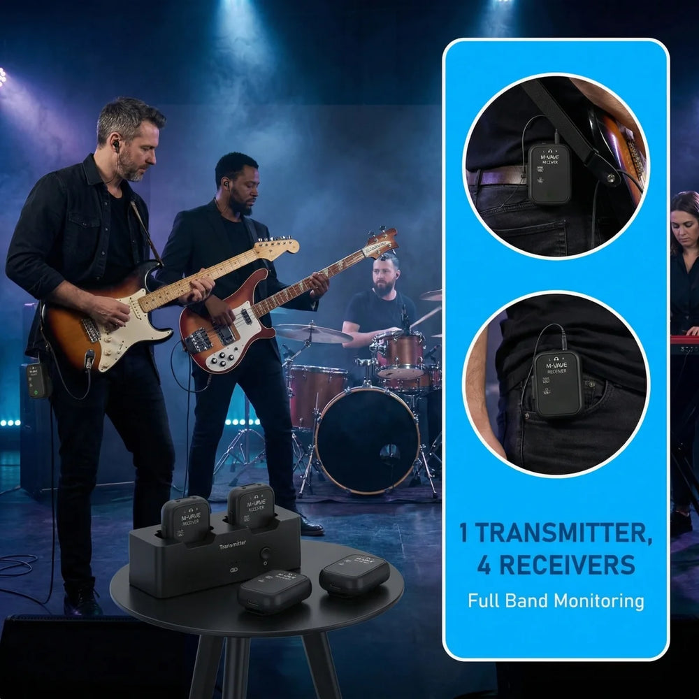 WP-12 1T4R Wireless IEM System | Braviixx