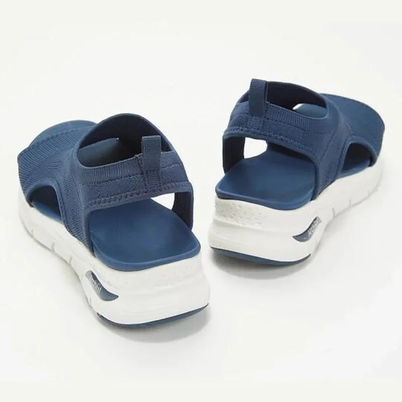 Mesh Women Sandals Female Summer Shoes 2025 Classic Breathable Slip on Sport Sandals Open Toe Platform Shoes Zapatillas De Mujer