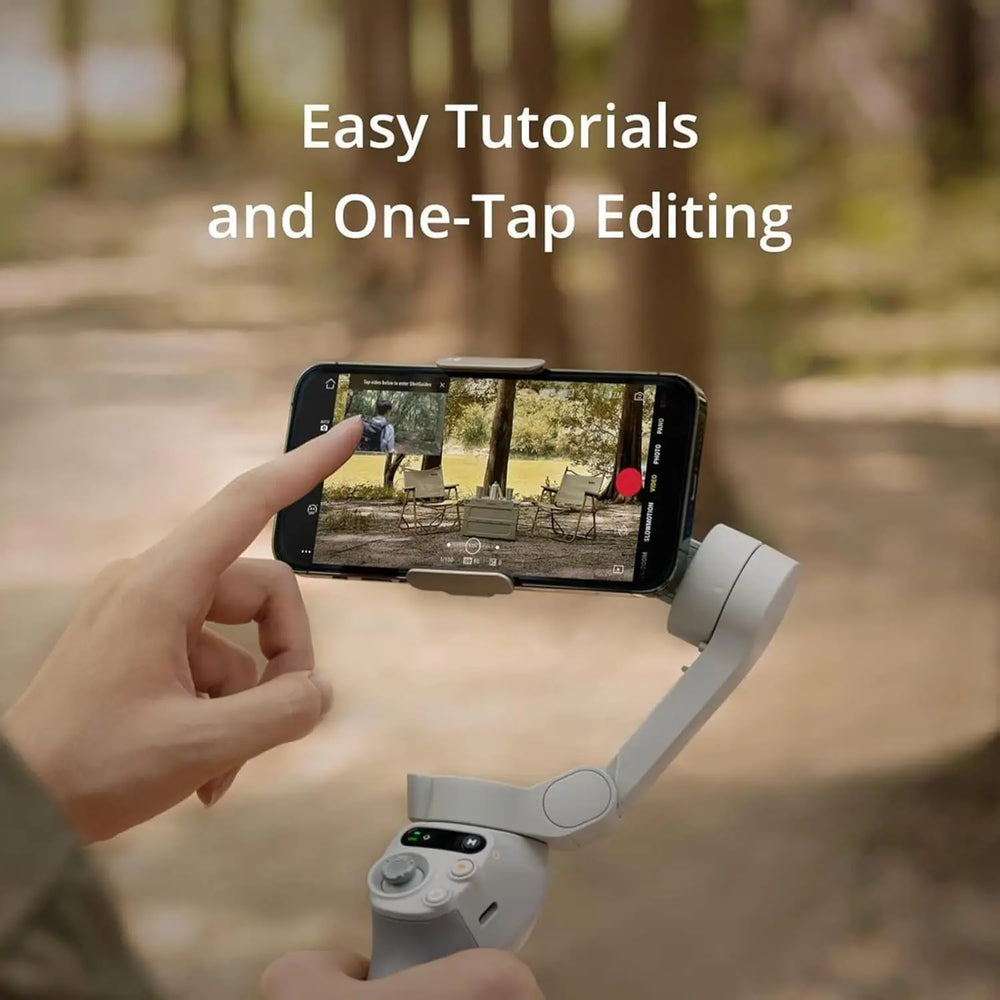 3-Axis Phone Gimbal Stabilizer | Foldable Smartphone Gimbal with Magnetic Clamp & Tripod | Braviixx
